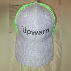 Gray and Green Trucker Hat